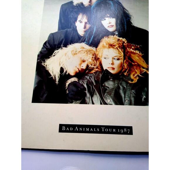 Heart Bad Animals Tour Book Original 1987 Pop Classic Rock Music Color Photos - Picture 3 of 10